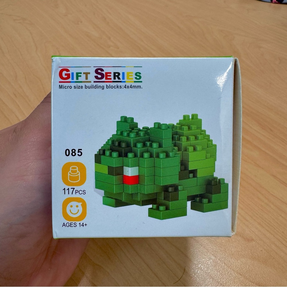 Pokémon Micro Building Blocks Toy - Bulbasaur